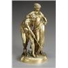 Image 1 : French Ormolu Figural Group of a Classical Couple Circa 1900 Signed on base S. Terres?; als...