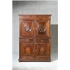 Image 1 : Property of Various Owners Continental Walnut Two-Part Cupboard Possibly Eastern Eu...