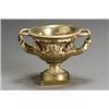 Image 1 : Louis XVI Style Ormolu Two-Handled Urn 20th Century Cast with grape leaves, classical heads...