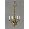 Image 1 : Louis XVI Style Ormolu Six-Light Chandelier 20th Century Height including ceiling cap: 35 i...