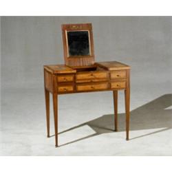 Property of a Baltimore Collector Louis XVI Style Marquetry and Parquetry Tulipwood an...