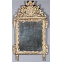 Louis XV Giltwood Mirror 19th Century Restorations to pediment; major wear and losses to...