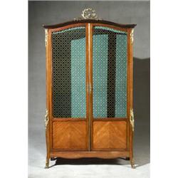 Property from a Maryland Estate Louis XV Style Ormolu Mounted Parquetry Tulipwood and...