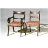 Image 1 : Set of Six Regency Mahogany Side Chairs and a Pair of Later Armchairs Side chairs, Circa 1815;...