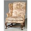 Image 1 : George II Style Parcel Gilt Walnut Wing Armchair Last Quarter 19th Century Repairs to the t...