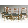 Image 1 : Set of Four Regency Mahogany Side Chairs Circa 1815 Two with repairs to base of stiles wher...