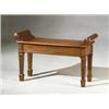 Image 1 : George III Style Mahogany Bench 20th Century Length: 39 in (99 cm) $400 - $600...