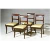 Image 1 : Six Regency Style Mahogany Side Chairs Late 19th Century $600 - $800...