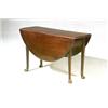 Image 1 : George III Mahogany Drop-Leaf Table Circa 1760 Some repairs and losses to rule joint at hin...
