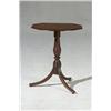 Image 1 : George III Mahogany Tip-Top Tripod Stand Circa 1800 Top with repaired crack; repairs to one...