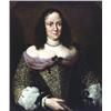 Image 1 : Spanish School, 17th Century Portrait of a Noblewoman Unsigned Oil on canvas 28 x 24...