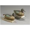 Image 1 : Pair of Carved and Painted Wood Duck Decoys Madison Mitchell, Havre de Grace, MD, 20th Century...