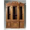 Image 1 : Victorian Renaissance Revival Burl Walnut Inlaid Walnut Two-Part Breakfront Bookcase Last Quar...