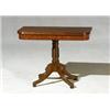 Image 1 : Federal Mahogany Fold-Top Card Table Probably Massachusetts, Circa 1815 Repairs to one leaf...