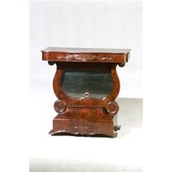 Victorian Rococo Style Mahogany Pier Table Circa 1850-1860 Top possibly replaced; some repa...