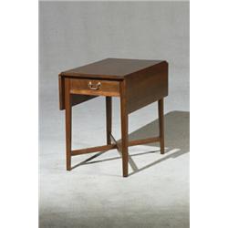 Chippendale Mahogany Pembroke Table Massachusetts, Circa 1790 Height: 28-1/2 in (72.4 cm);...