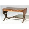 Image 1 : Federal Style Satinwood Inlaid Crossbanded Mahogany Drop-Leaf Sofa Table Late 19th Century ...