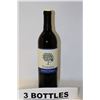 Image 1 : 3 BOTTLES OF TISDALE MERLOT CALIFORNIA RED WINE