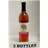 Image 1 : 3 BOTTLES OF TISDALE WHITE ZINFANDEL CALIFORNIA