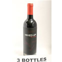 3 BOTTLES OF MIXED UP RED BLEND VINTAGE 2012
