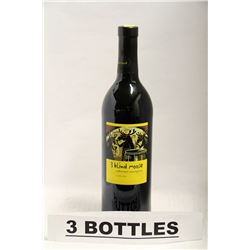 3 BOTTLES OF 3 BLIND MOOSE CABERNET SAUVIGNON