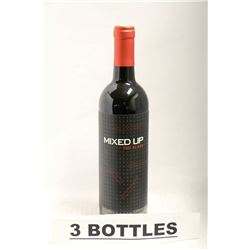 3 BOTTLES OF MIXED UP RED BLEND RED WINE