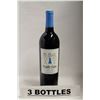 Image 1 : 3 BOTTLES OF MIDDLE SISTER CALIFORNIA MERLOT RED