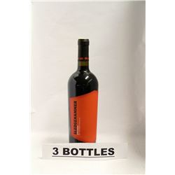 3 BOTTLES OF SLEDGEHAMMER ZINFANDEL 2011 RED WINE