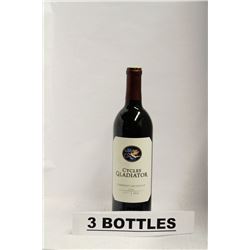 3 BOTTLES OF CYCLES GLADIATOR CABERNET SAUVIGNON