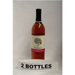 2 BOTTLES OF TISDALE WHITE ZINFANDEL CALIFORNIA