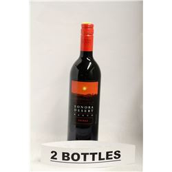 2 BOTTLES OF SONORA DESERT RANCH SHIRAZ RED WINE