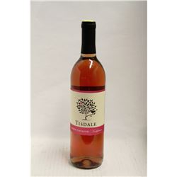 750ML BOTTLE OF TISDALE WHITE ZINFANDEL