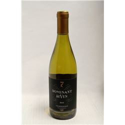 750ML BOTTLE OF DOMINANT SEVEN CHARDONNAY 2012