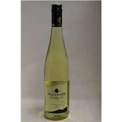 750ML BOTTLE OF DEINHARD RIESLING 2012 WHITE WINE