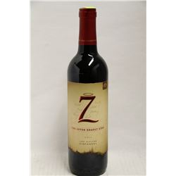 750ML BOTTLE OF THE SEVEN DEADLY ZINS 2012 LODI