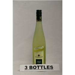 3 BOTTLES OF DEINHARD GREEN LABEL RIESLING WHITE