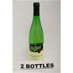 2 BOTTLES OF LORCH PIESPORTER MICHELSBERG WHITE