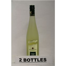 2 BOTTLES OF DEINHARD GREEN LABEL RIESLING WHITE