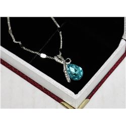 LADIES SWAROVSKI CRYSTAL PENDANT & NECKLACE