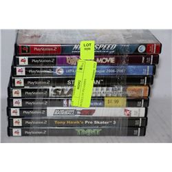 BUNDLE OF PS2 GAMES