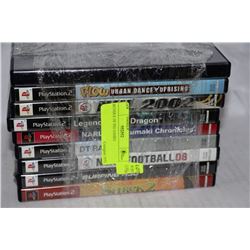 BUNDLE OF PS2 GAMES