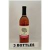Image 1 : 3 BOTTLES OF TISDALE WHITE ZINFANDEL ROSE WINE