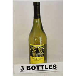 3 BOTTLES OF 3 BLIND MOOSE CHARDONNAY 2011 WHITE