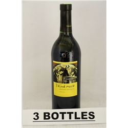 3 BOTTLES OF 3 BLIND MOOSE CABERNET SAUVIGNON