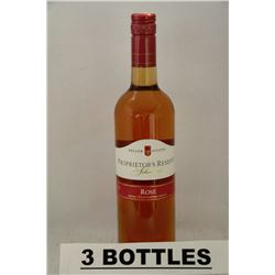 3 BOTTLES OF PELLER ESTATES ROSE WINE