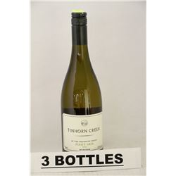 3 BOTTLES OF TINHORN CREEK PINOT GRIS 2013 WHITE