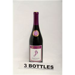 3 BOTTLES OF BAREFOOT PINOT NOIR RED WINE