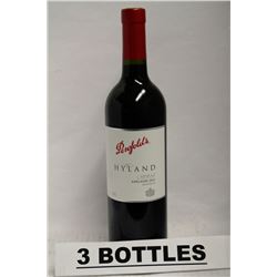 3 BOTTLES OF PENFOLDS SHIRAZ 2012 RED WINE