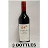 Image 1 : 3 BOTTLES OF PENFOLDSSHIRAZ CABERNET 2012 RED WINE