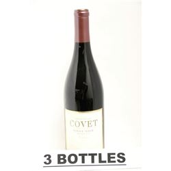 3 BOTTLES OF LIMITED RELEASE COVET PINOT NOIR